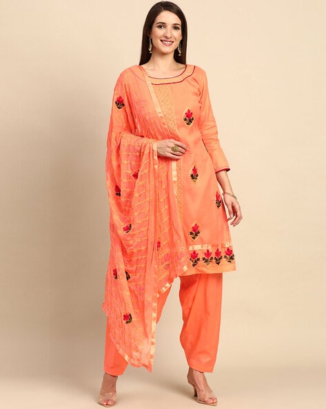 Indian Unstitched Dress Material Price in India