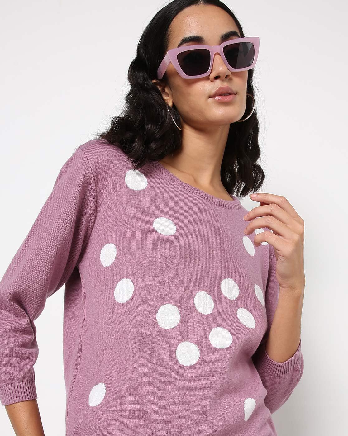 Buy Purple Sweaters Cardigans for Women by Fig Online