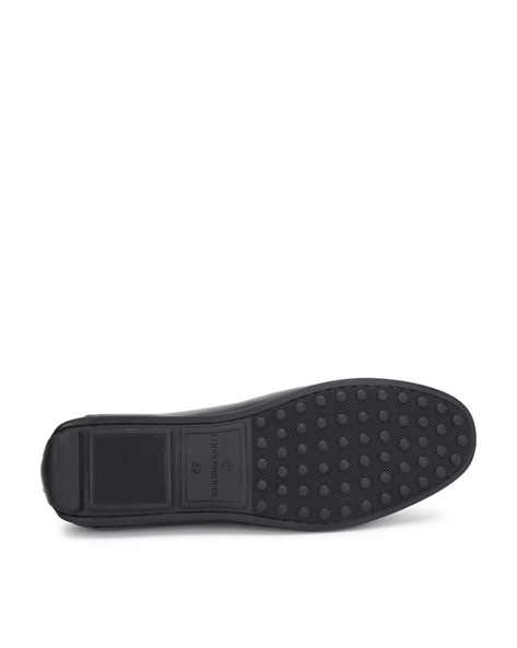 Buy Louis Philippe Slip-On Formal Shoes For Men ( BLACK ) Online