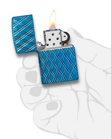 Zippo Pattern Design Armor High Polish Brass Pocket Lighter