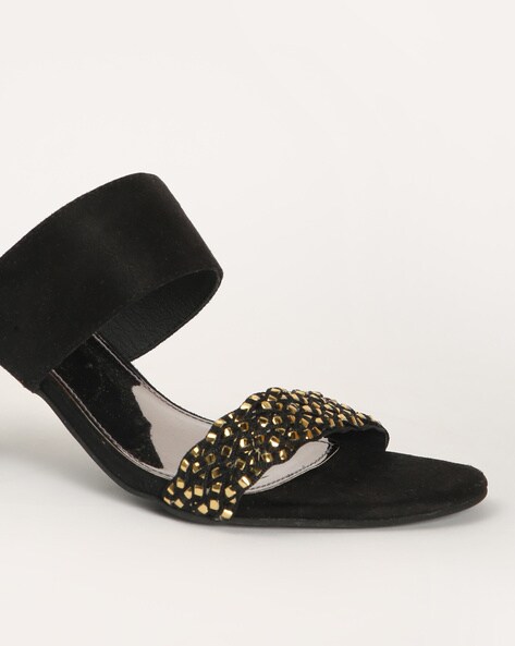 Flip flop heels online black