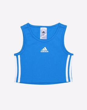 adidas kids Cropped Tank Top with Logo Print-picture-27