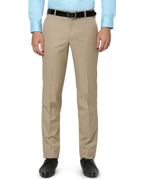 What are pleated and flat front pants