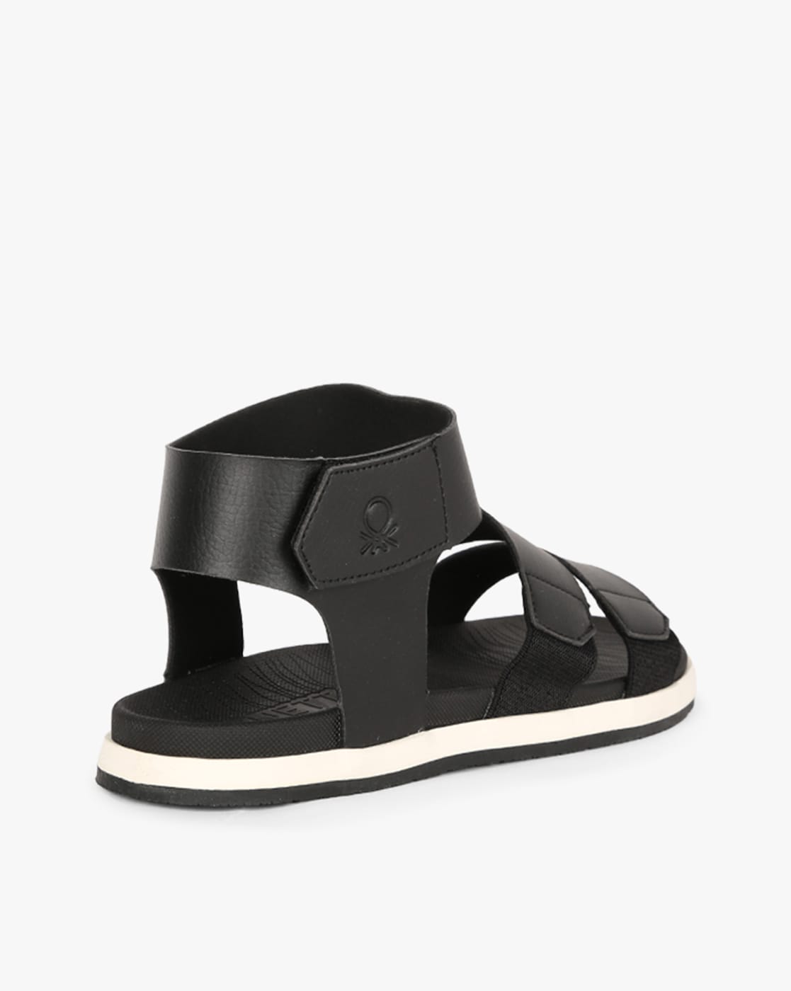 Calvin Klein Block High Heel Leather Sandal - Brown | littlewoods.com