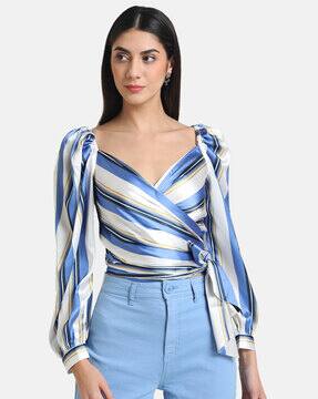 Buy Blue Tops for Women by Kazo Online 