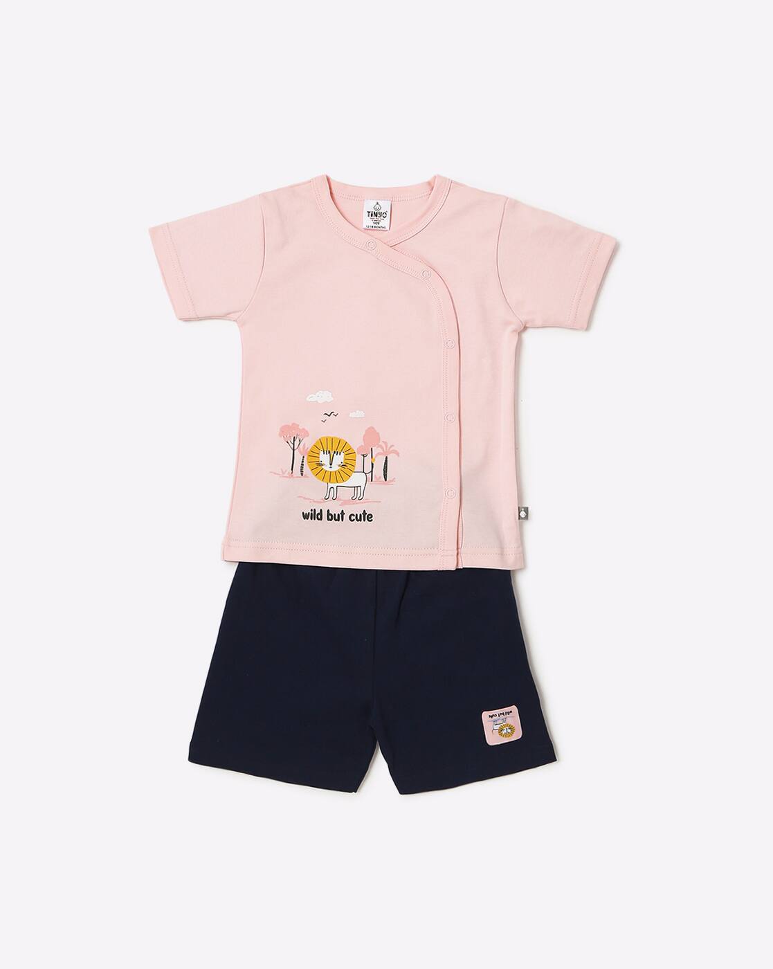 Buy Salmon \u0026 Navy Sets for Infants by 