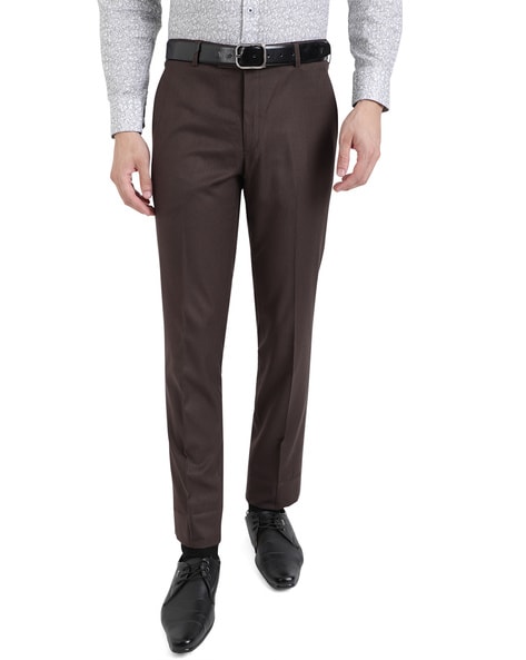 Buy Coffee Brown Trousers & Pants for Men by Metal Online | Ajio.com