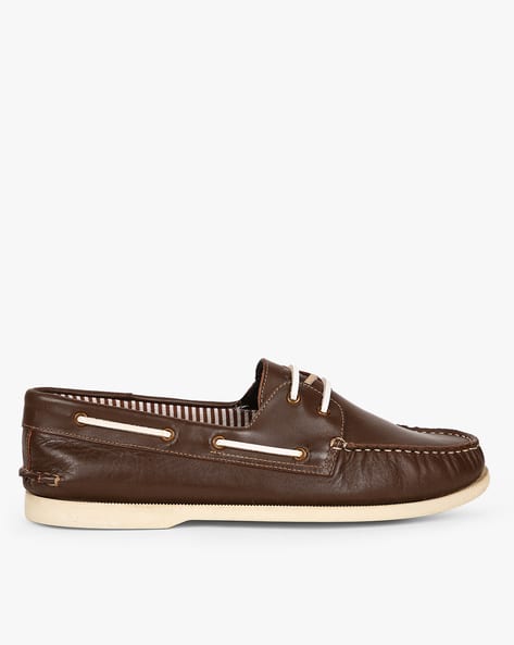 Lace-Up Boat Shoes