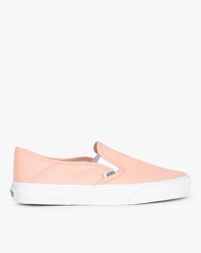 womens pale pink vans