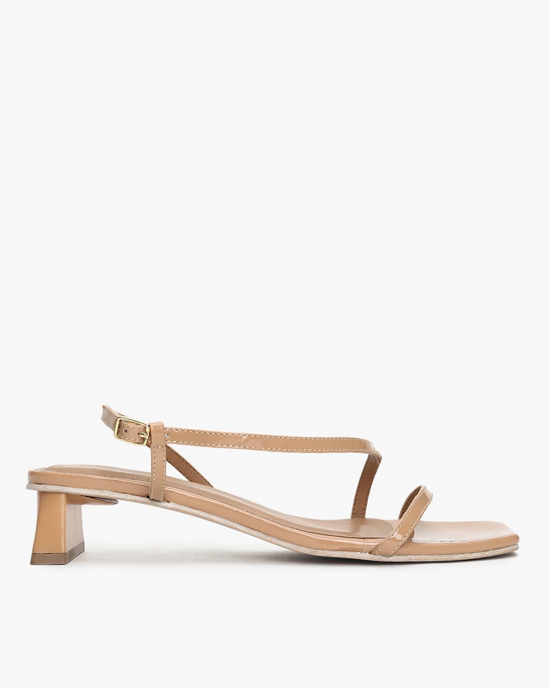 Buy Brown Heeled Sandals for Women by 