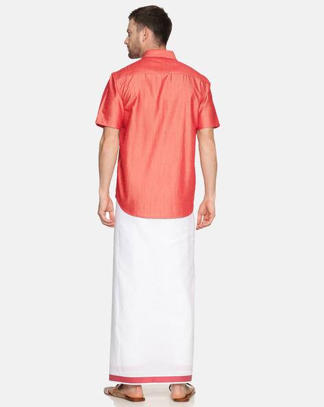 Buy Red Ethnic Suit Sets for Men by 