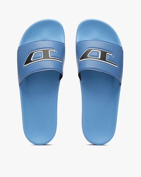 Blue champion 2024 slides mens