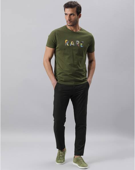 Green Tshirts for Men by Rare Rabbit 