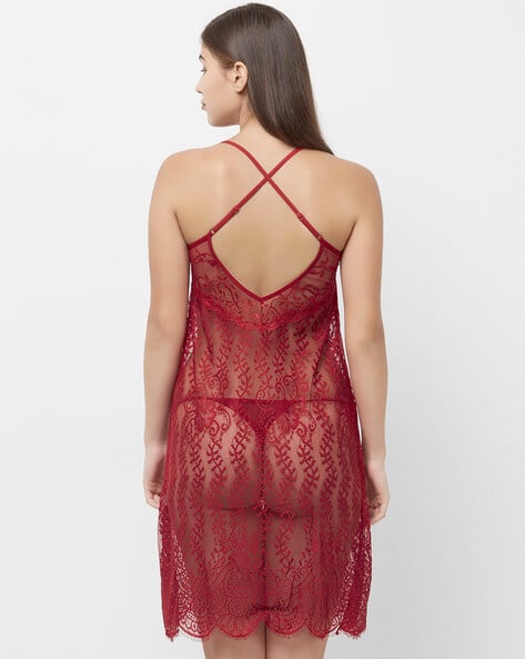 Lace Babydoll & Panty Set