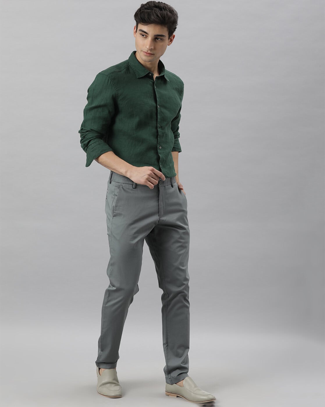 PARK AVENUE Men Self Design Formal Grey Shirt - Buy PARK AVENUE Men Self  Design Formal Grey Shirt Online at Best Prices in India | Flipkart.com