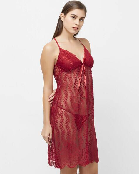 Lace Babydoll & Panty Set