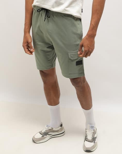 Buy Olive Green Shorts 3/4ths for Men by Altheory Sport by