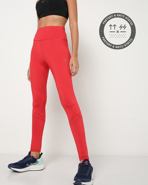 Buy Tomato Red Leggings for Women by PERFORMAX Online