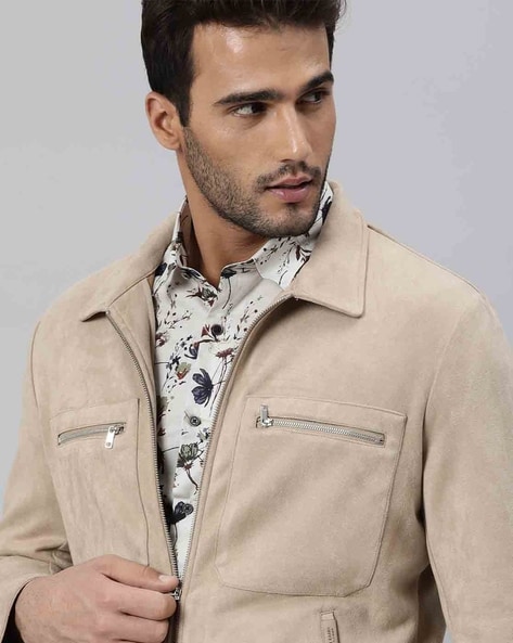 Buy RARE RABBIT Solid Polyester Slim Fit Men's Casual Jacket | Shoppers Stop-gemektower.com.vn