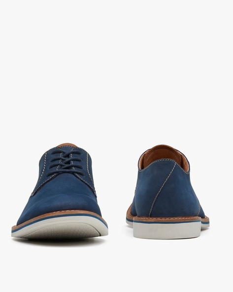 Clarks atticus hotsell lace navy nubuck