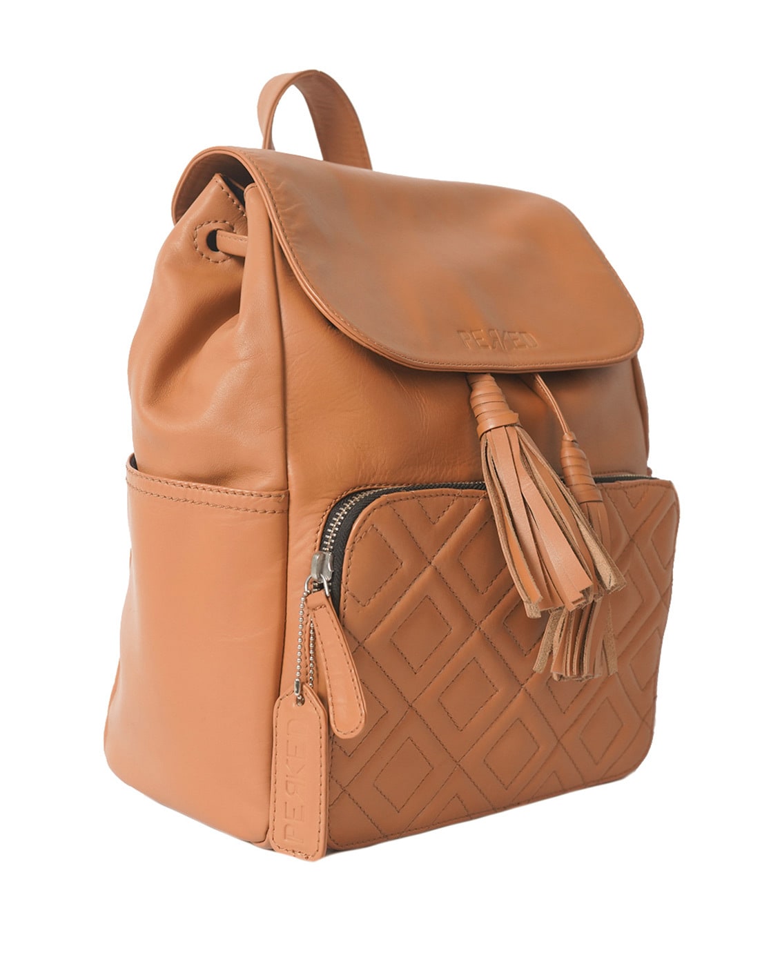 Shop Mona B Women Beige Brown Canvas Backpacks for Women Online 39586482