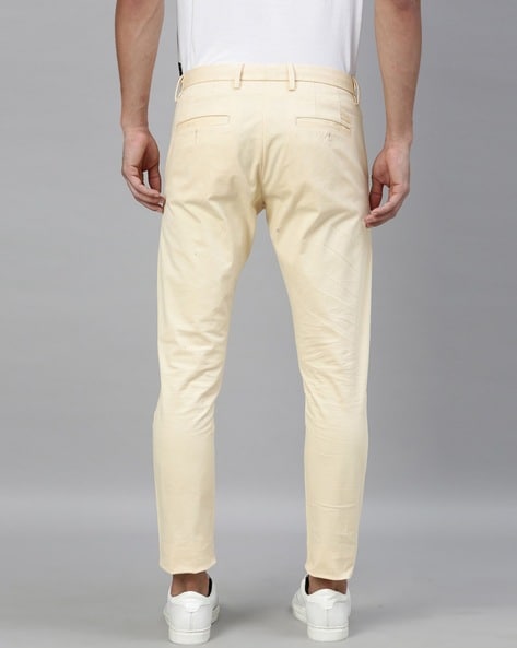 ESPRIT Wide Leg Corduroy Pants - Off White | - Cotton Blues