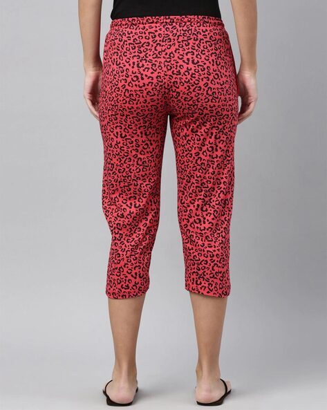 Buy Red & Black Trousers & Pants for Women by Kryptic Online