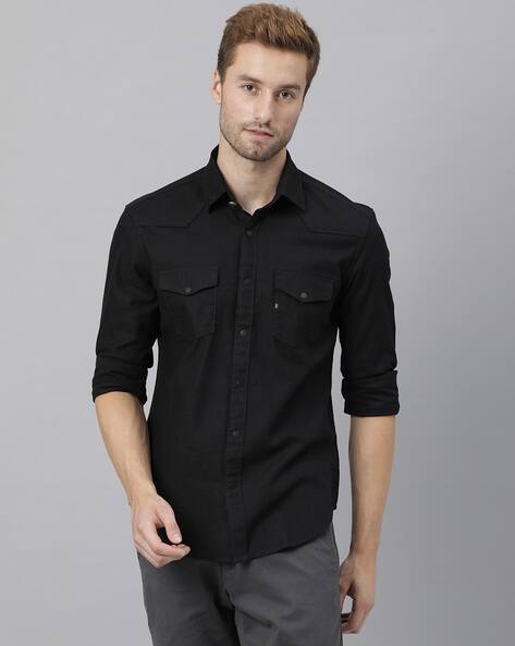 Buy Black Shirts for Men by Rare Rabbit 