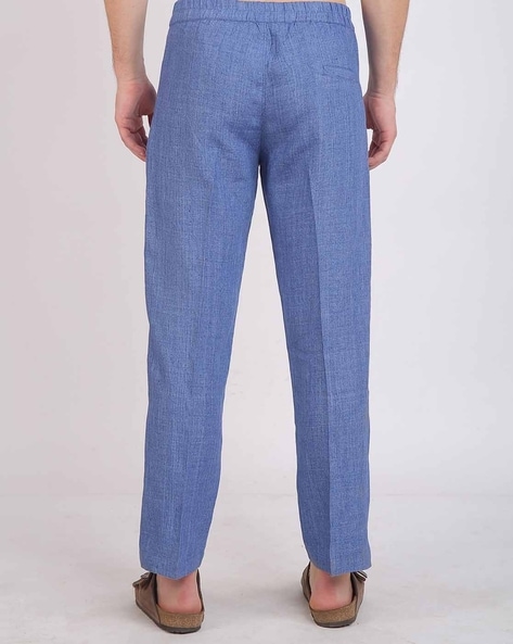 Mens Trousers  Buy Linen Trousers for Men Online with Upto 50 Off  Linen  Club