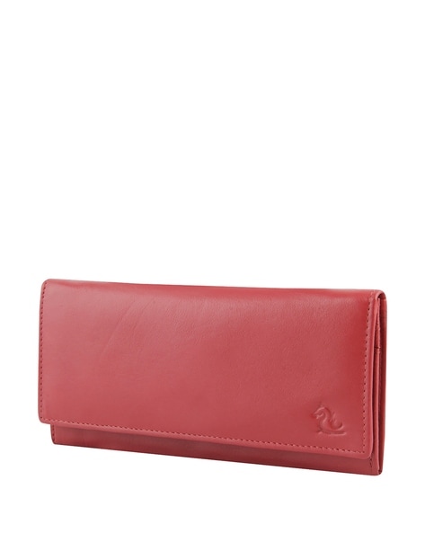 Buy Sassora Genuine Leather Small Size Red Rfid Protected Wallet - 4 Card  Holders (S) Online