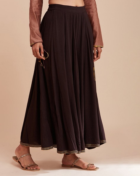 Brown skirt outlet online