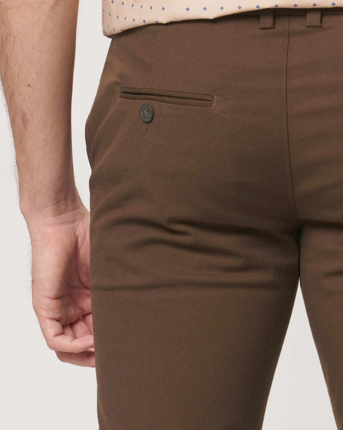 Modern Chino Trouser in Mocha