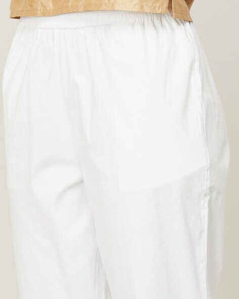 Buy White Trousers & Pants for Women by Melange by Lifestyle Online