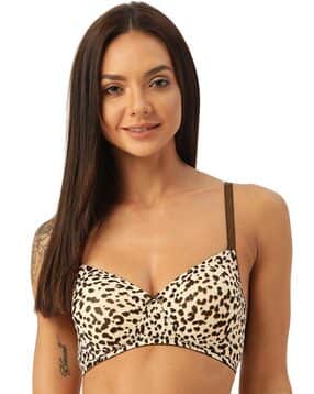 leading lady Animal Print Heavily-Padded Bra-picture-39