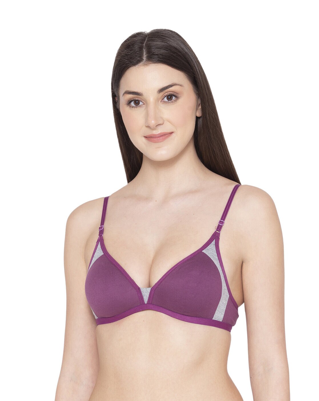 Colourblock Lightly-Padded T-shirt Bra