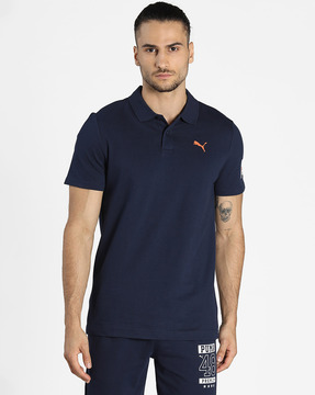 navy blue puma t shirt