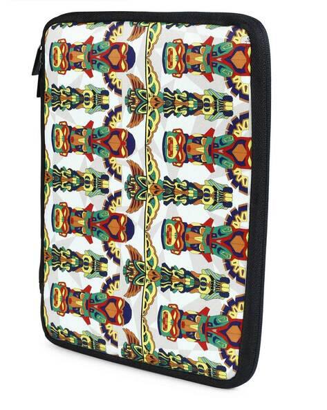 THE PURPLE SACK Floral Laptop Bag