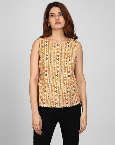 Buy Beige Tops for Women by ANUTHI Online | Ajio.com
