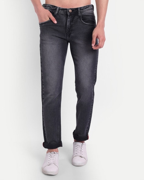 Buy Dennis Lingo Men's Slim Fit Stretchable Denim Solid Jeans (Blue1) (28)  at Amazon.in