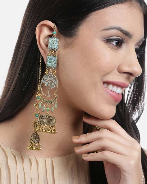 Buy online Diva Walk Blue Alloy Earring from fashion jewellery for Women by Diva  Walk for ₹500 at 0% off | 2024 Limeroad.com