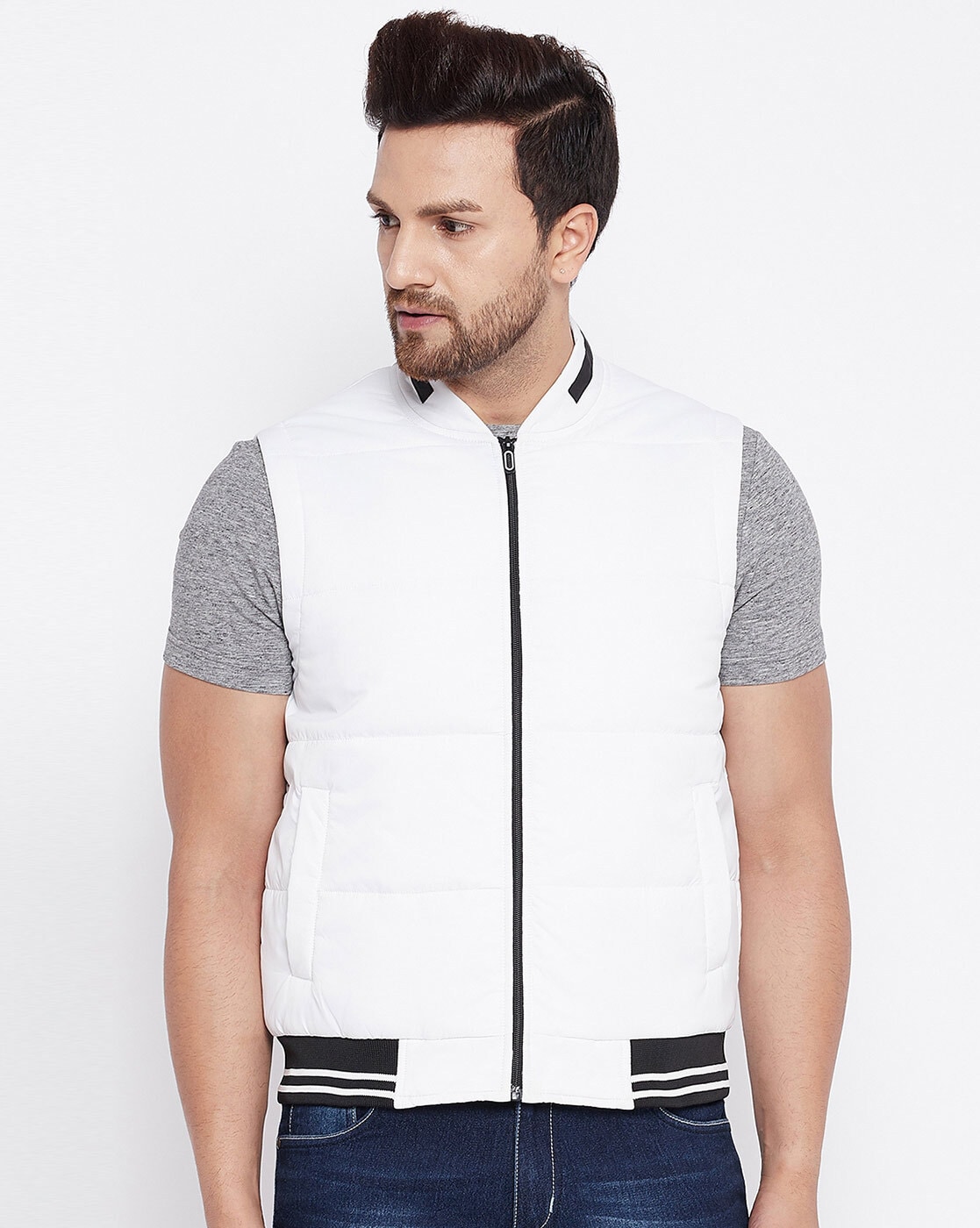 Hooded Sleeveless Jacket – Fahrenheit