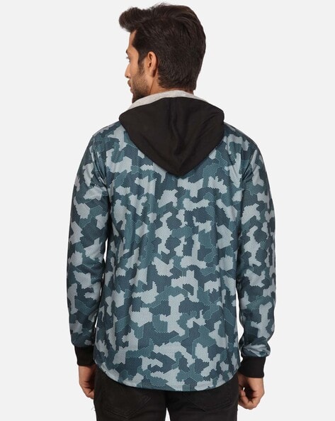 Buy Blue Sweatshirt Hoodies for Men by Bullmer Online