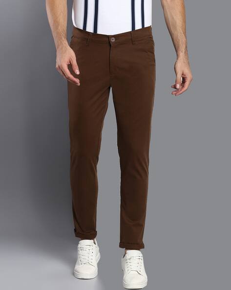 Buy Brown Trousers \u0026 Pants for Men by 