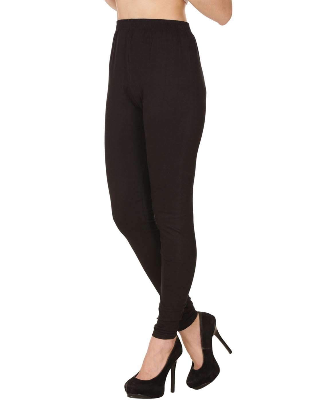 Buy Black Leggings for Women by BUYNEWTREND Online