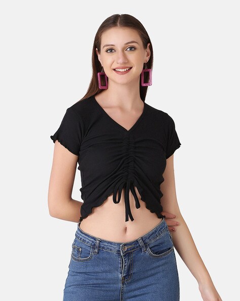 Buy Black Tops for Women by CLAFOUTIS Online