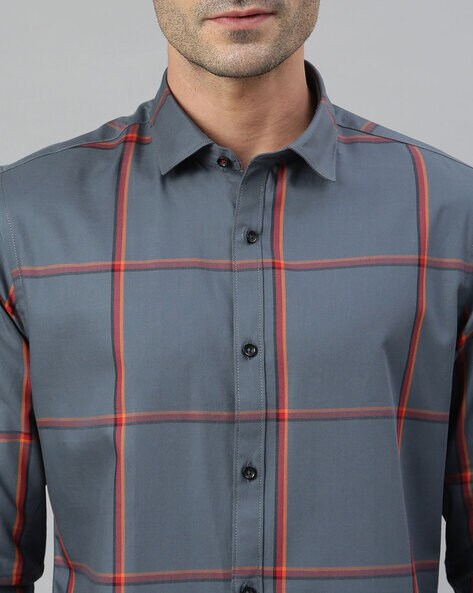 Buy Grey Shirts for Men by Mr Button Online