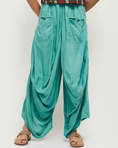 Patiala Pants with Welt Pockets Price in India