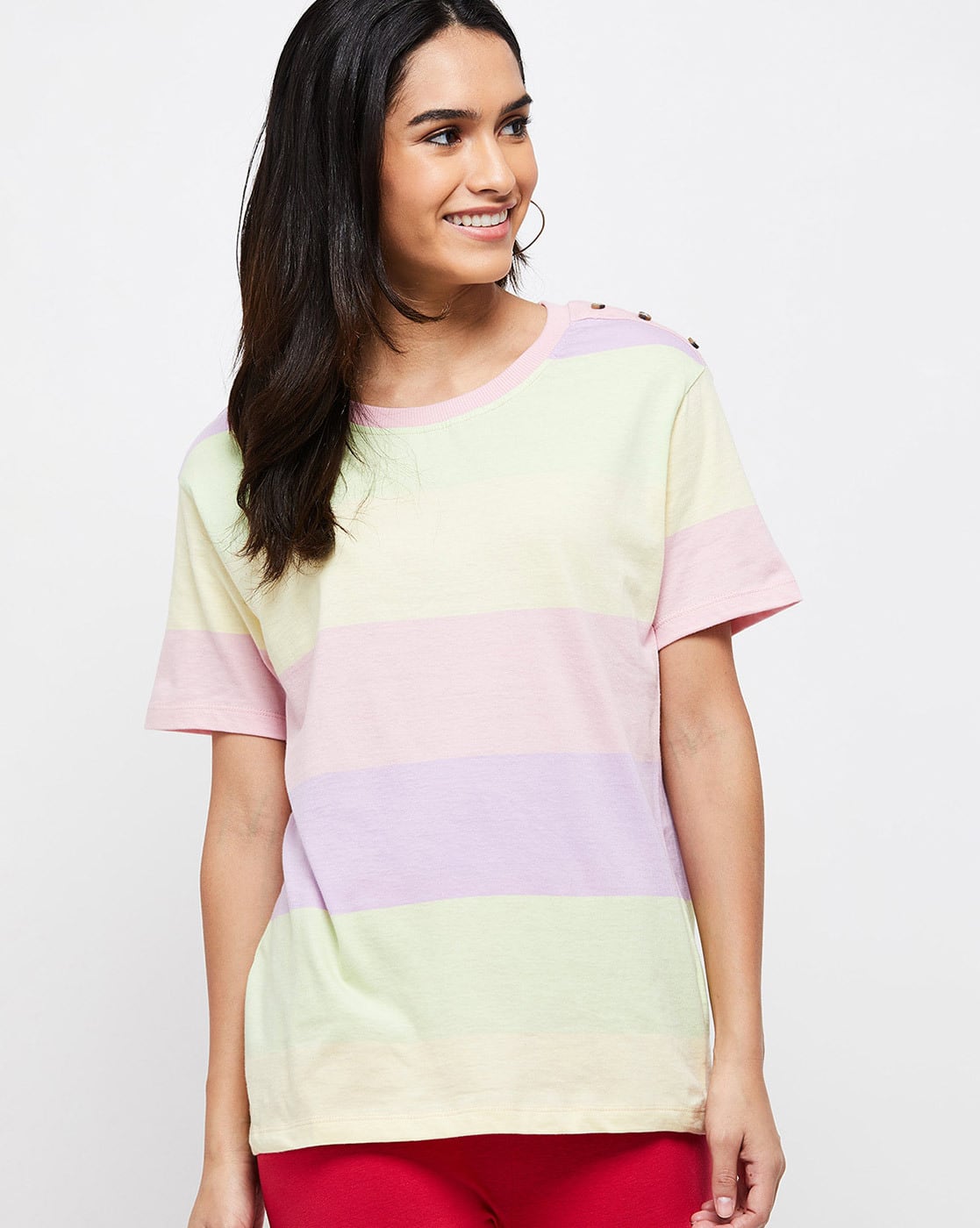 Buy Multicoloured Tshirts for Women by 