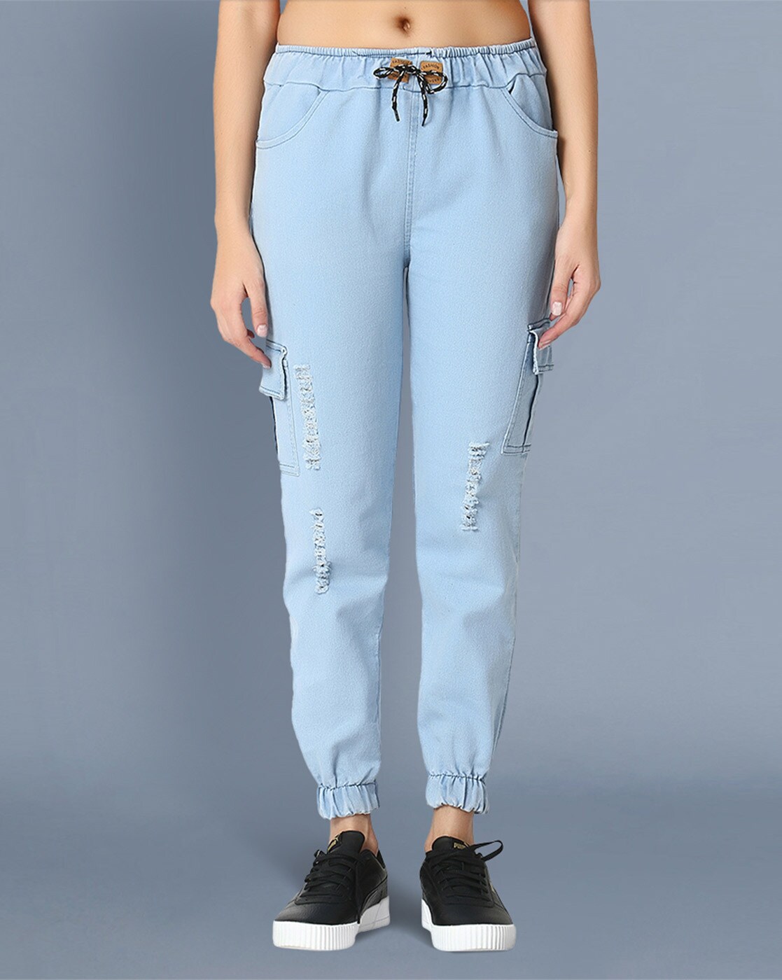 Buy Blue Jeans & Jeggings for Women by BUYNEWTREND Online