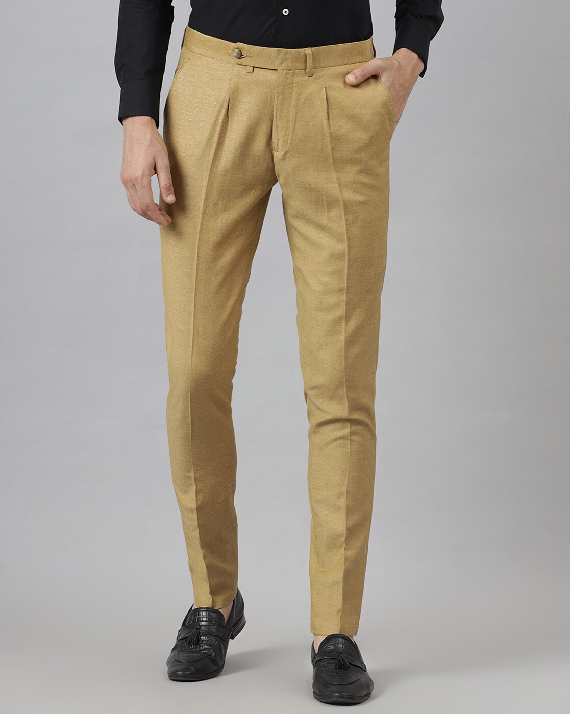 MANCREW Formal Pants for men  Formal Trousers Combo  Beige Khaki